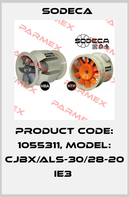 Product Code: 1055311, Model: CJBX/ALS-30/28-20 IE3  Sodeca