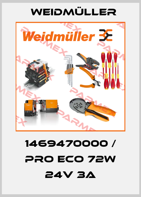 1469470000 / PRO ECO 72W 24V 3A Weidmüller