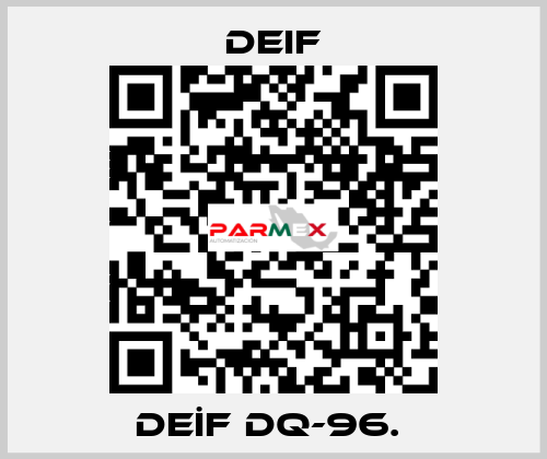 DEİF DQ-96.  Deif