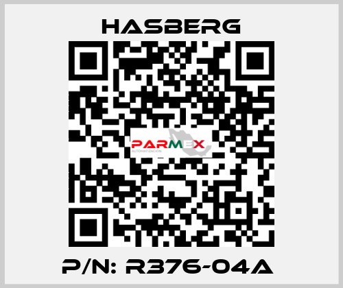 P/N: R376-04A  Hasberg