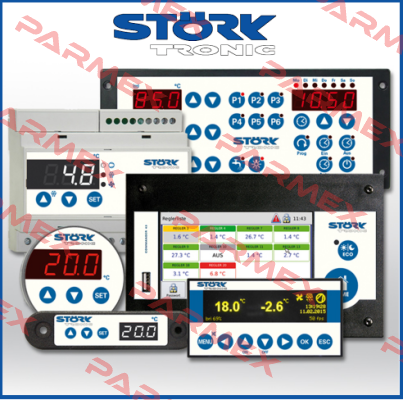 ST181 Operating unit RJ45 time °C  Stork tronic