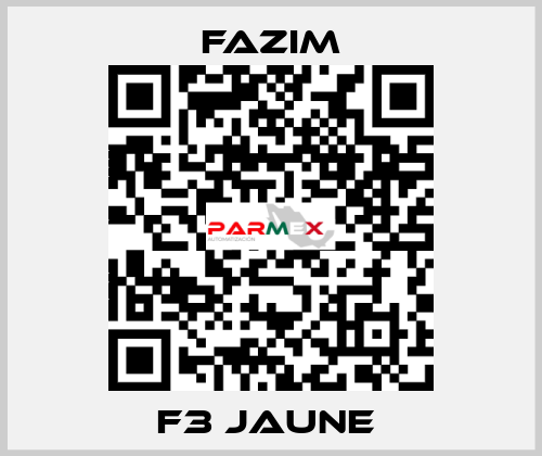 F3 JAUNE  Fazim