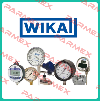 GAUGE HIGH PRESSURE, SIZE: 100MM, 0-1 BAR, 0-14 PSI, CONNECTION= G ¼” A, 22MM FLAT  Wika