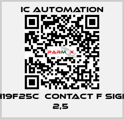 H19F25C  Contact F sign 2,5  ic automation