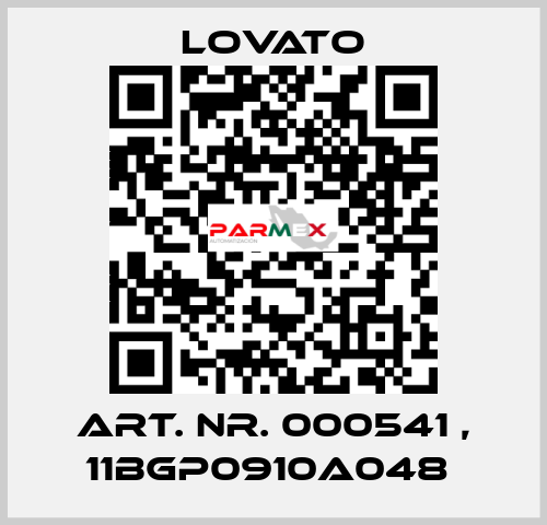 Art. Nr. 000541 , 11BGP0910A048  Lovato