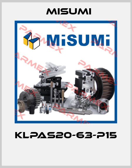 KLPAS20-63-P15  Misumi