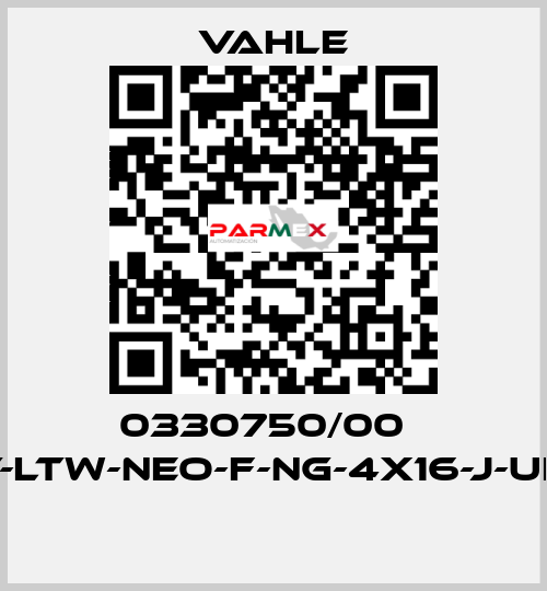 0330750/00    LT-LTW-NEO-F-NG-4x16-J-UL-K  Vahle