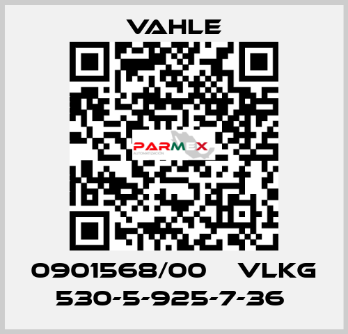 0901568/00    VLKG 530-5-925-7-36  Vahle