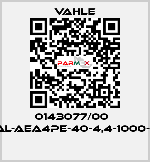 0143077/00    AL-AEA4PE-40-4,4-1000-D  Vahle