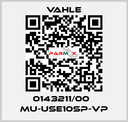 0143211/00    MU-USE10SP-VP  Vahle