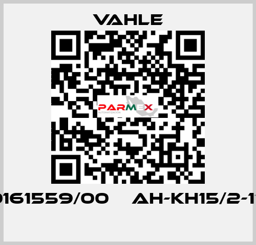 0161559/00    AH-KH15/2-17  Vahle