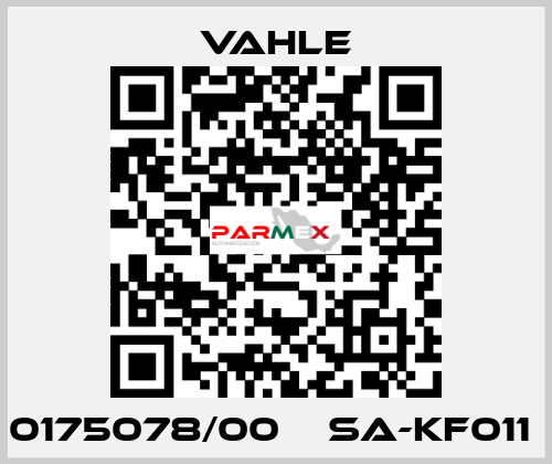 0175078/00    SA-KF011  Vahle