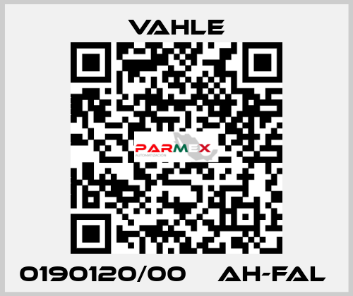 0190120/00    AH-FAL  Vahle