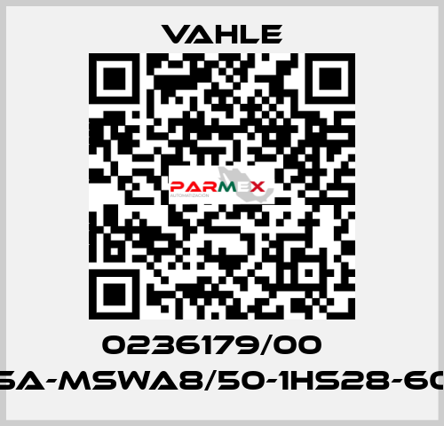 0236179/00    SA-MSWA8/50-1HS28-60  Vahle