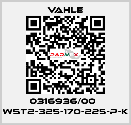 0316936/00    WST2-325-170-225-P-K  Vahle