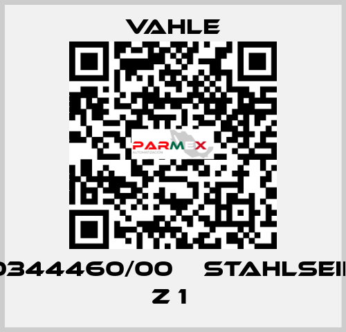 0344460/00    STAHLSEIL Z 1  Vahle