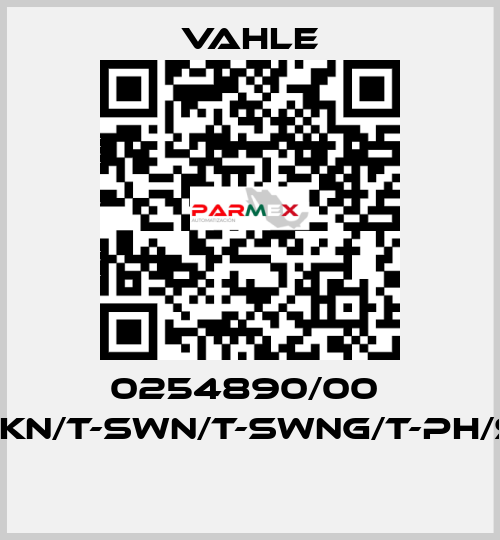 0254890/00  SK-SKN/T-SWN/T-SWNG/T-PH/S-28  Vahle