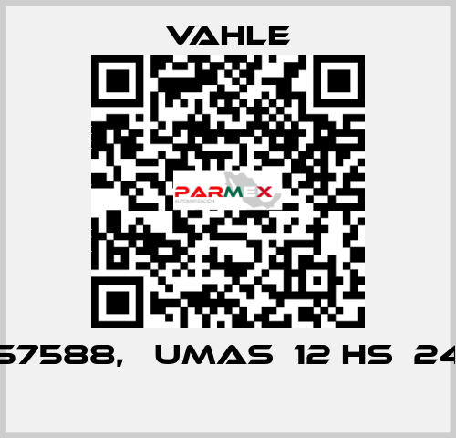 157588,   UMAS  12 HS  241  Vahle