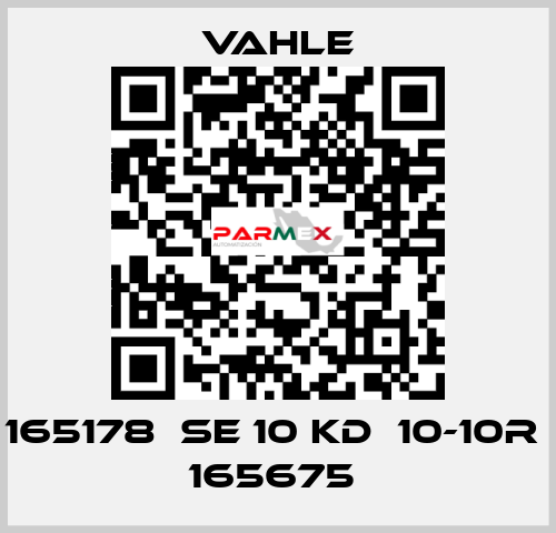 165178  SE 10 KD  10-10R  165675  Vahle