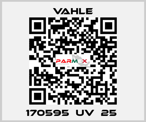 170595  UV  25  Vahle