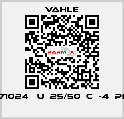 171024   U  25/50  C  -4  PH  Vahle