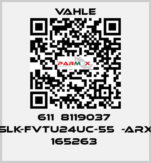 611  8119037  SLK-FVTU24UC-55  -ARX 165263  Vahle