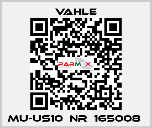 MU-US10  NR：165008  Vahle