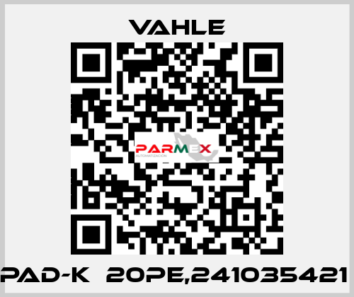 PAD-K  20PE,241035421  Vahle