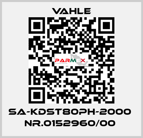 SA-KDST80PH-2000  Nr.0152960/00  Vahle