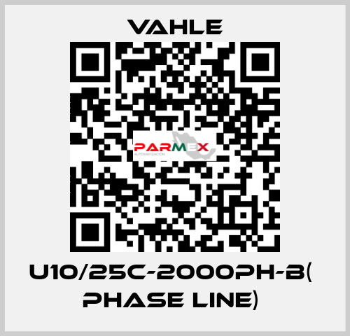 U10/25C-2000PH-B(  phase line)  Vahle