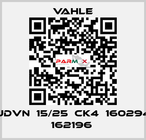 UDVN  15/25  CK4  160294 162196  Vahle