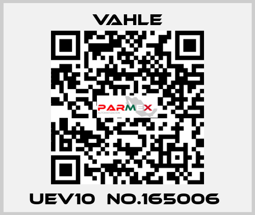 UEV10  NO.165006  Vahle