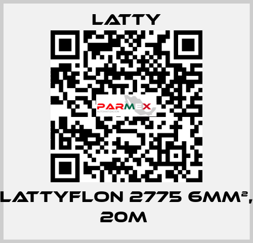 LATTYFLON 2775 6MM², 20M  Latty