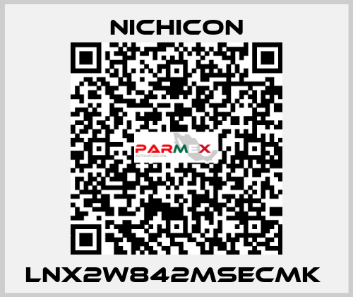 LNX2W842MSECMK  NICHICON