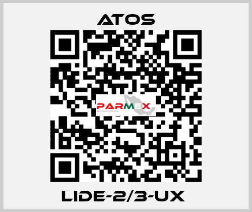 LIDE-2/3-UX  Atos