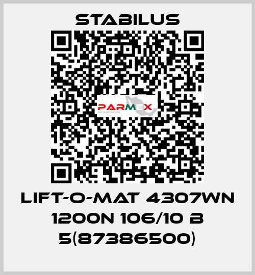 LIFT-O-MAT 4307WN 1200N 106/10 B 5(87386500) Stabilus