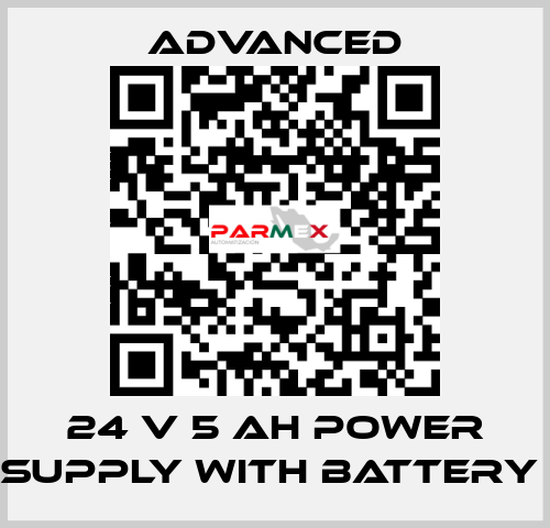 24 V 5 Ah Power Supply with Battery  Advanced