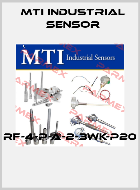 RF-4-P-A-2-3WK-P20  MTI Industrial Sensor