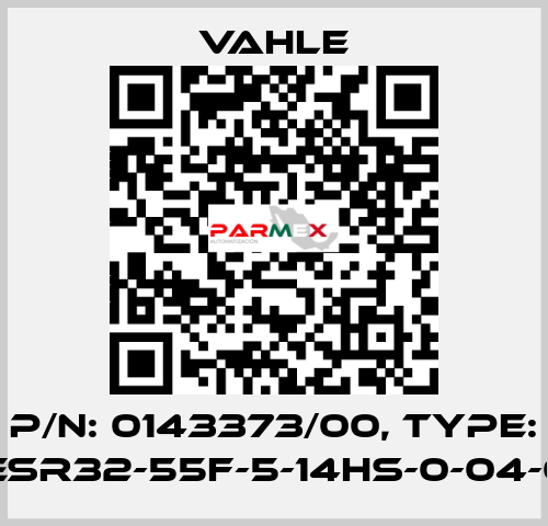 P/n: 0143373/00, Type: SA-KESR32-55F-5-14HS-0-04-06-06 Vahle