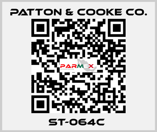 ST-064C  Patton & Cooke Co.