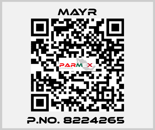 P.No. 8224265  Mayr