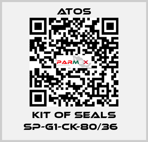 Kit of seals SP-G1-CK-80/36   Atos