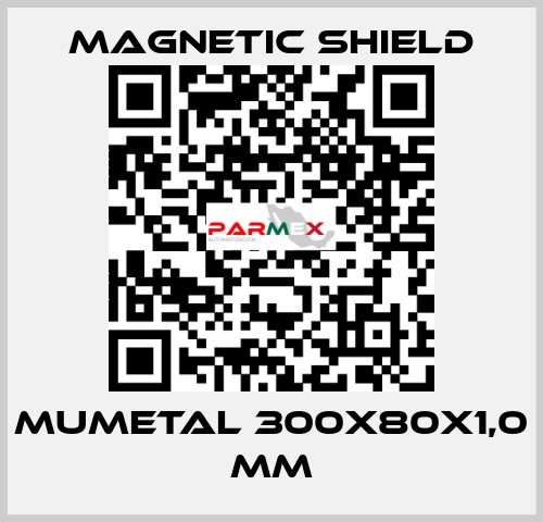 MuMETAL 300x80x1,0 mm Magnetic Shield