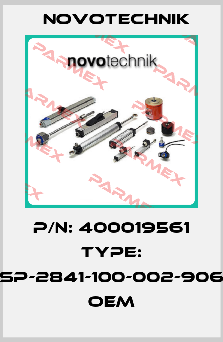 P/N: 400019561 Type: SP-2841-100-002-906 oem Novotechnik