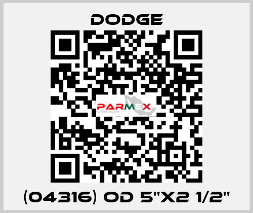 (04316) OD 5"x2 1/2" Dodge