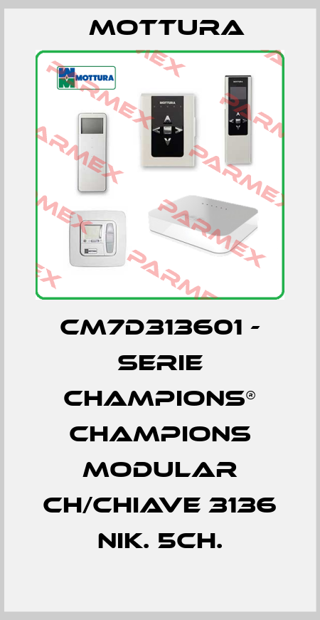 CM7D313601 - SERIE CHAMPIONS® CHAMPIONS MODULAR CH/CHIAVE 3136 NIK. 5CH. MOTTURA
