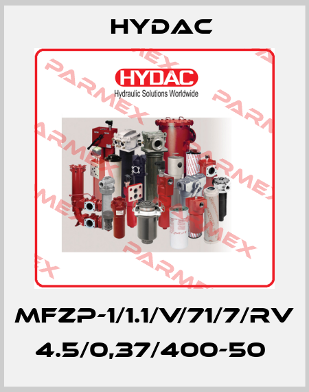 MFZP-1/1.1/V/71/7/RV  4.5/0,37/400-50  Hydac