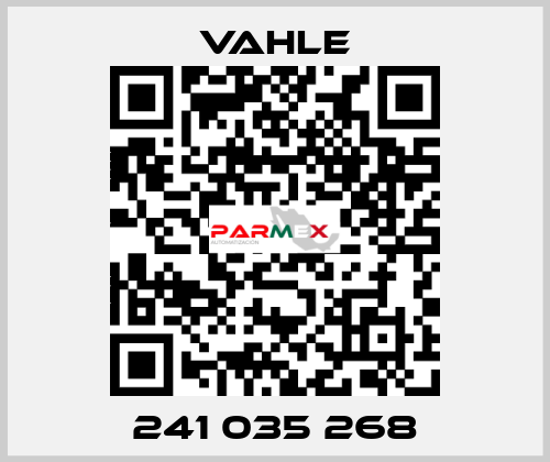 241 035 268 Vahle