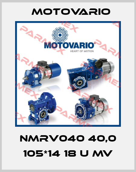 NMRV040 40,0 105*14 18 U MV Motovario