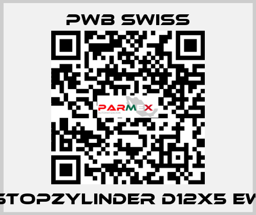 Stopzylinder D12x5 EW PWB Swiss